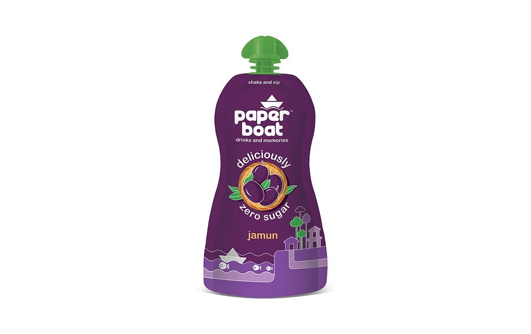 Paper Boat Deliciously Zero Sugar Jamun   Pouch  200 millilitre
